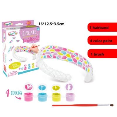 China Fashional CU5431-1 DIY Hairband Coloring Set, Create Nice Own Hairband for sale