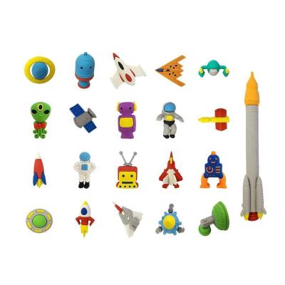 China Promotional Eraser Astronaut Design Child Erasers Boys Play Eraser for sale