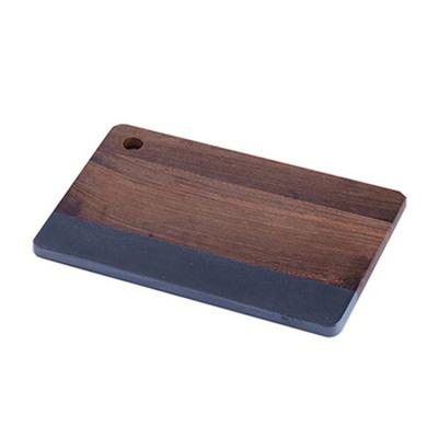 China Marble Stone Wooden Portion Tray In Stock For Viable Jewelry Marquetry Amenity Dresser for sale