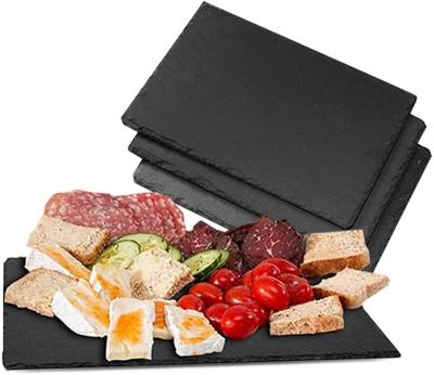 China Viable Amazon Best Seller Model Can Wholesale Natural And Handmade Cheese Slate Set With Knife for sale