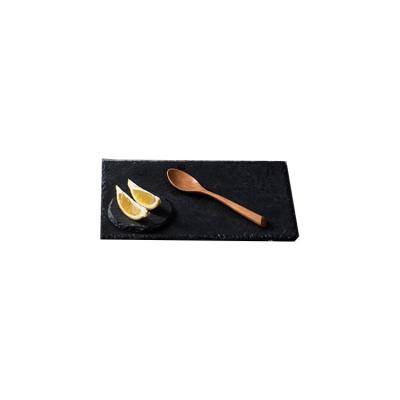 China Sustainable Pizza Steak Sushi Grill Lava SLATE Shaped Cheap Black Stone Natural SLATE SLATE Serving Dish for sale