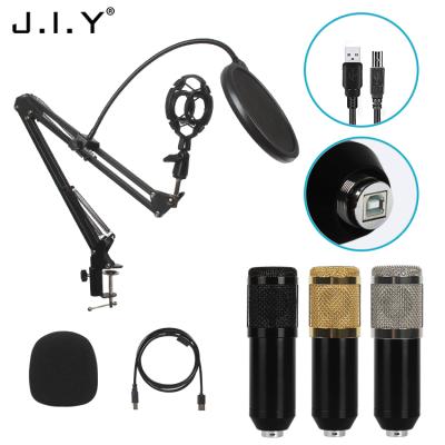 China USB Microphone Kit BM-828 USB Condenser Microphone Computer Mic for Live Stream Recording Music Voice Podcast Over Studio Cardioid for sale