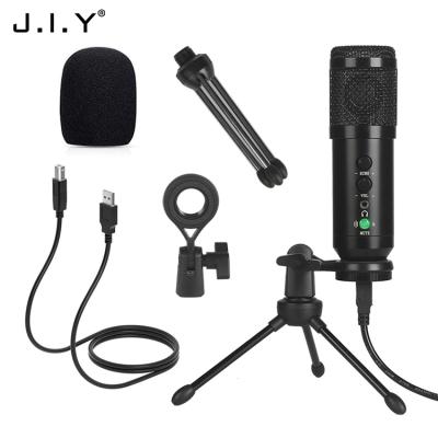 China USB Microphone BM-858 USB Condenser Microphone Recording Studio Microphone For Computer Advertising Youtube Game With Tripod for sale