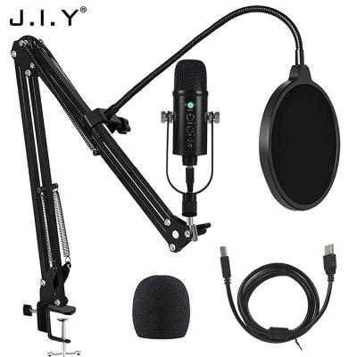 China USB Microphone BM-86 USB Microphone Condenser Recording Microphone Boom Arm Stand Podcast Kit For YouTube Play for sale