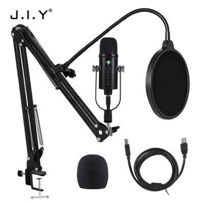 China Brand New USB Microphone J.I.Y BM-86 Usb Studio Mic Condenser Microphone With High Quality for sale