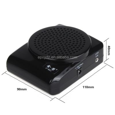 China J.I.Y J-801 25w Microphone Amplifier Mini Speaker Wired Voice Teaching Tour Guide Sales Promotion Portable Belt Speaker for sale