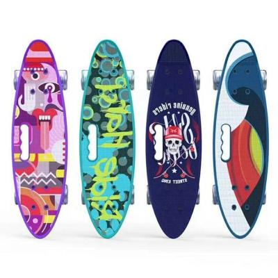 China Wholesale Manufacturer Kids Toys Adjustable Height Small MOQ China Handlebar Skate Board JX-2406T for sale