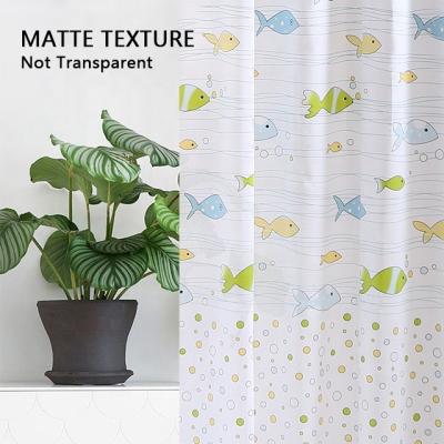 China Eco-Friendly Shower Curtain Bathroom Shelf Plastic Waterproof Rustproof Room Organizer Shower Curtain for sale