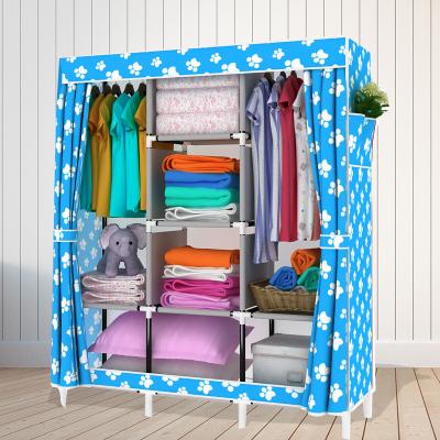 China Non-Woven Fabric Adjustable Wardrobe (Height) Portable Cabinet for sale