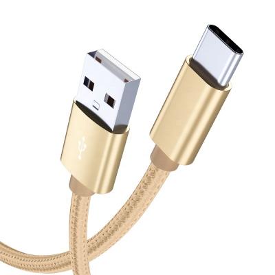 China MP3/MP4 New 2022 Player Cable Mobile Phone Cord USB Cable Charger Data Nylon Fast Charging Line For Type C for sale