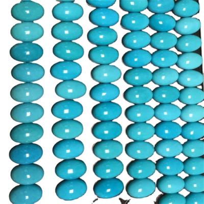 China Sleeping Beauty Arizona Turquoise Oval Cabochon Turquoise 6x4mm Oval Cabochon Turquoise Cabochon Gemstone for sale