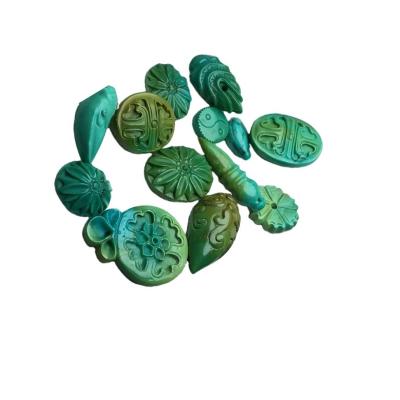 China Different Countries Cut Turquoise Beads Jewelry Stunning Chinese Export Grand Cru Cut Turquoise Beads for sale