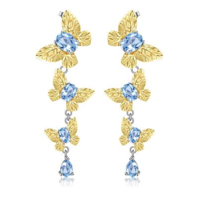 China Jewelry Flower Earring Ring Fashion Casual / Sporty Sets For Woman Design for sale