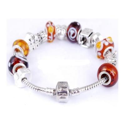 China Casual / Sporty Ethnic Shiny Circle Bead Crystal Bead Charm Bracelet for sale