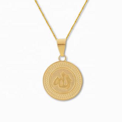 China Men And Women New Islamic Allah Pendant Charms Religious Muslim Choker Necklace Jewelry for sale