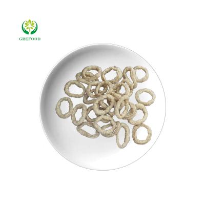 China Meat Processing TVP Factory Sale High Quality Grefood Yellow Light For Squid Ring Fibrous Vegetable Protein Soy Protein Making Textured for sale