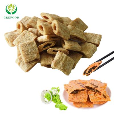 China Snacks Grefood HALAL MEAT High Protein Food Grade Vegetarian Textured Soy Protein For Snack TVP Textured Soy Protein Netting for sale