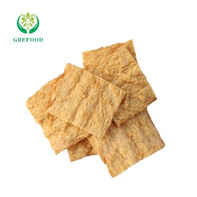 China Wholesale High Quality Grefood TVP Fibrous Vegetable Protein MUI TVP Snack Textured Soy Protein For Snack BP-701-5 for sale