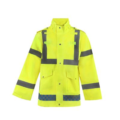 China Construction Waterproof Warm High Visibility Safety Reflective Safety Jacket for sale