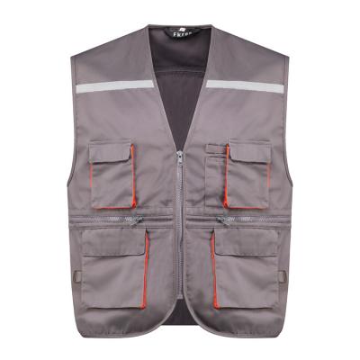 China Mesh Men Vest Multi-Pockets Tactical Breathable Breathable Photography Vest Summer Vest Sleeveless Vest for sale