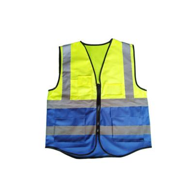 China 2022 Hot Sale Cheap Water Proof No MOQ 100% Polyester Adjustable Reflective Customize Construction Vest for sale