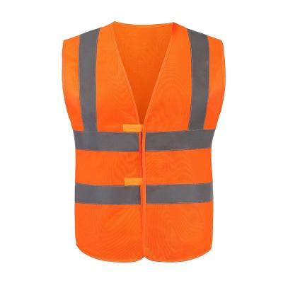 China High Visibility Reflective Orange Safety Reflective Vest for sale