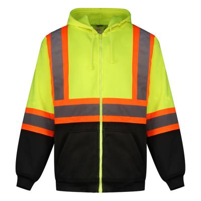 China Breathable Strength Salvation Custom Garment Safety Uniform Set Reflective Work Jacket for sale