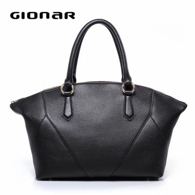 China 2021 High Quality OEM ODM Custom Grain Cowhide Leather Tote Bags Designer Women Leather Handbags for sale