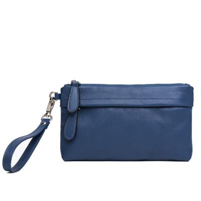 China Hot Selling Gionar Fashion Women's Pouch Full Grain Leather Soft Purse And Clutch Bag For Women for sale