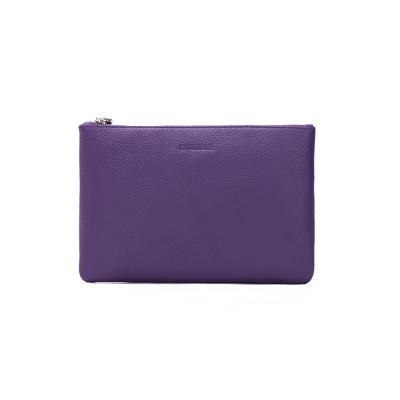 China 2021 NATIONAL Women Fashion Wallet Portable Purple Color High Quality Pocket Bag Leather Clutch Purse for sale