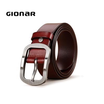 China Unique Original Expensive Male Dark Brown Leather Belts For Men Design Unique Original Expensive Male Dark Brown Oil Light Leather Belts For Men NEW CUSTOM DESIGN for sale