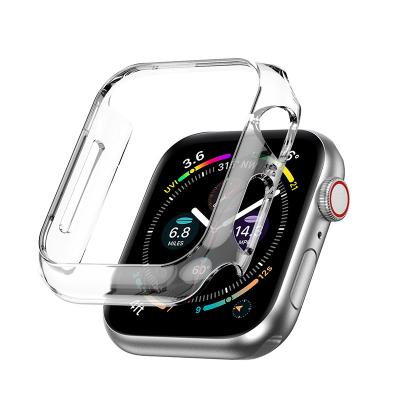 China For Apple iWatch Series 7/6/5/4 Sport Luxury Half Cover Watch Case PC Paint Package Anti-scratch Watch Case For Apple iWatch Series 7/6/5/4 Band Apple 7 40/41/44/45mm for sale