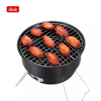 China The Easily Assembled Portable Black Charcoal Grill Grill Mini Barbeque Grills for Outdoor Camping for sale