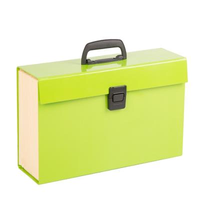 China Portable Cardboard Folder A4 FC Folder Case Accordion Hanging Expanding Folder Box Folder for sale