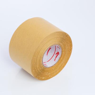 China Custom Wholesale Eco Friendly Custom Printed Brown Craft Self Adhesive Kraft Paper Gummed Wrapping Tape for sale