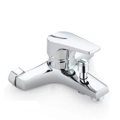 China Without Chrome Handle Wall Mounted Single Tub Faucets Wholesale Cheap Price Slide Bar Bathroom Taps Shower Faucet for sale