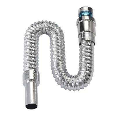 China Wholesale Modern Deodorizer Bathroom Water Pipe Sink Water Pipe ABS With Steel Wire Water Pipe PAST for sale