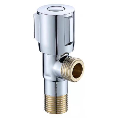 China Modern Toilet Water Shut Off Triangle Valve Bathroom Brass Connector 1/2 Inch Angle Valve for sale