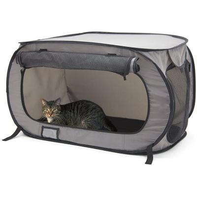 China Large Car Cat Kennel Outdoor Breathable Pet Foldable House Storage Portable Pet Kennel for sale