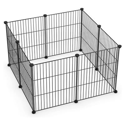 China Cheap Fence Manufacturer Wholesale Stainless Steel Viable Foldable Metal Small Carriers Dog Cage for sale