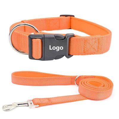 China Custom Amazon 4 Color Large Dog Collar Hot Stocked Nylon Eco Friendly Dog Collar for sale