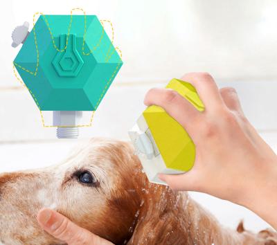 China Sustainable 2in1 Pet Sweeps Dog Shower Pet Bathing Tool Pet Shower Sprayer for sale