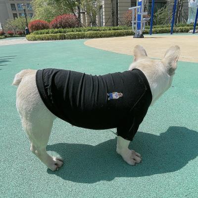 China Sustainable Cotton Family Clothes For Cute Dog Clothes With Embroidery Bear For Pet Sitter And Pet for sale