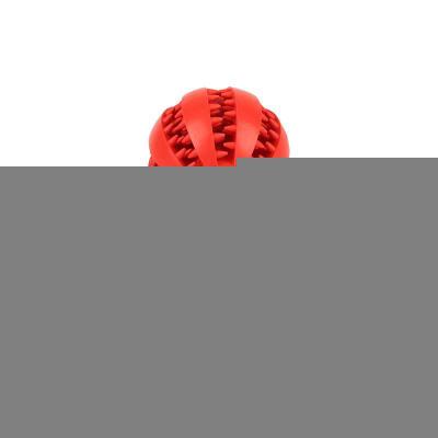 China Elasticity Big Dog Pet Balls Viable Rubber Food Leak Interactive Toys Dog Chew Toys Pet Tooth Clean for sale