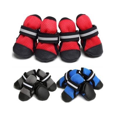 China Sustainable Dog Shoes Wear Resistance Breathable Comfortable Unique Sharpening Dog Walking Boots for sale