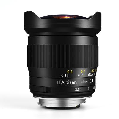 China TTartisan 11mm Full-frame F2.8 Fish Eye Lens Black Leica M Mount For Lecia 112.8lmb for sale