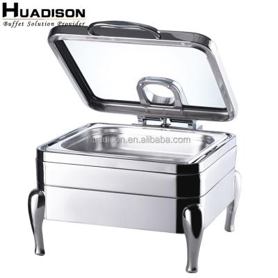 China Wedding Caterers & canteens & restaurants & Huadison Hotels Other Hotel and Restaurant Supplies Shake Chafing Dish Fuel Dish Food Warmer Luxurious Chefing Friction for sale