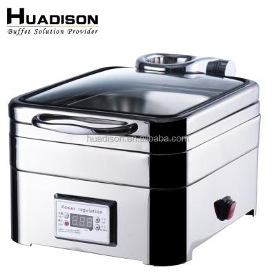 China Wedding Caterers & canteens & restaurants & Huadison Hotel Small Rectangle Chafing Dish Stainless Steel Food Warmers Shake Chafing Dish For Buffet for sale