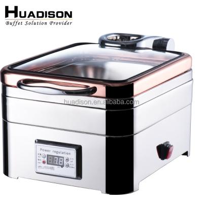 China Wedding Caterers & canteens & restaurants & Huadison Hotels New Arrival Hotel Chafing Dish Buffet Chafing Dish High Quality Modern Food Warmer for sale