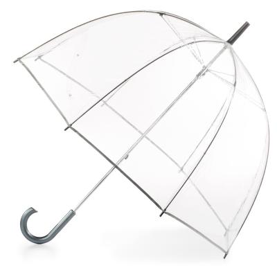 China Modern Apollo Transparent Straight Women Clear Bubble Dome Umbrella for sale